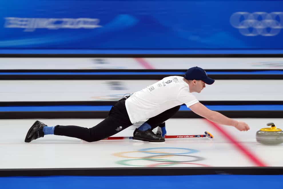 Bruce Mouat send GB’s mixed curlers one win from a guaranteed medal match (Andrew Milligan/PA)