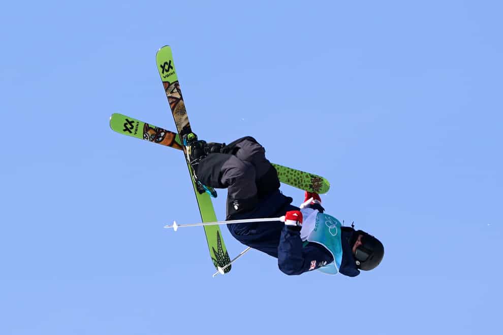 Kirsty Muir soared into the final of the Olympic freestyle Big Air in Beijing (Andrew Milligan/PA)