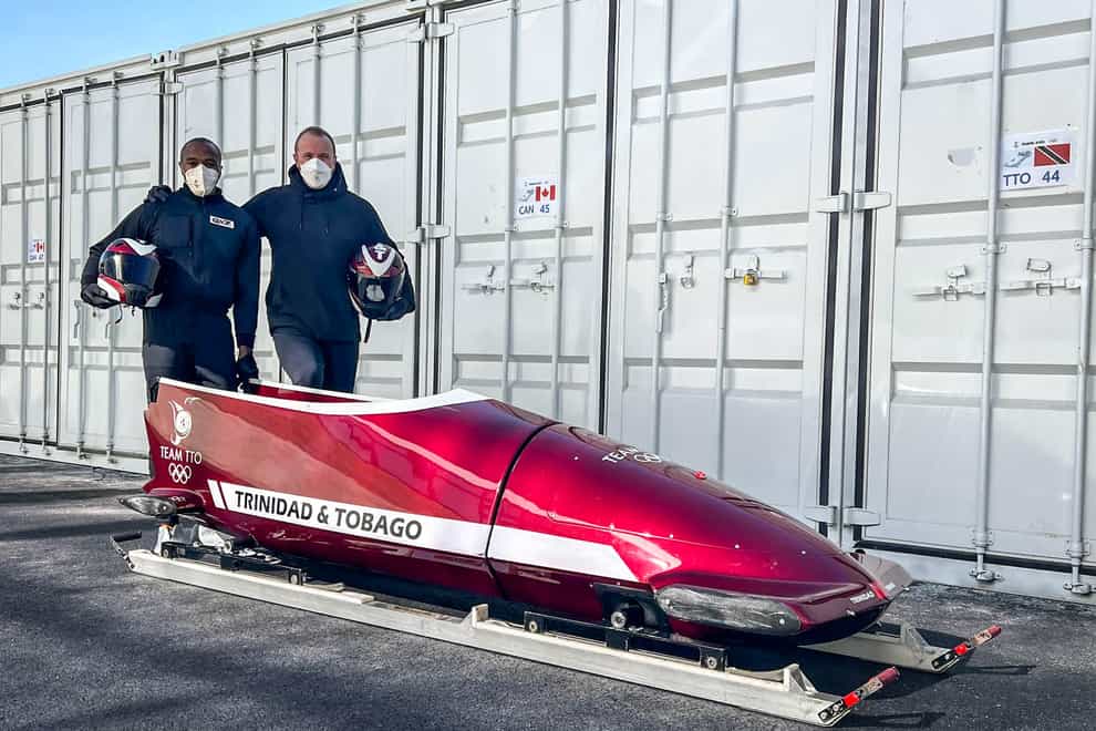 Axel Brown is aiming to write a Trinidadian bobsleigh story in Beijing (Axel Brown)