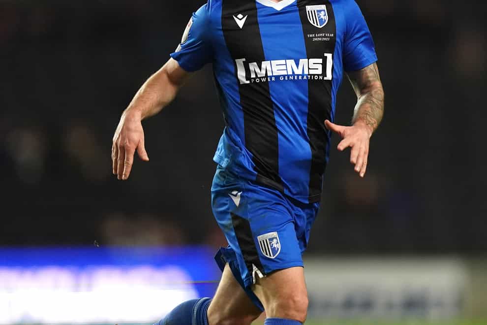 Gillingham’s Danny Lloyd sustained a knee injury at the weekend and is doubtful for the visit of Cambridge (Mike Egerton/PA)