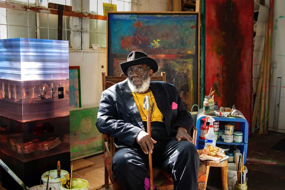 Undated handout photo of Frank Bowling who has been awarded a Knighthood for services to art in the Queen’s Birthday Honours List.