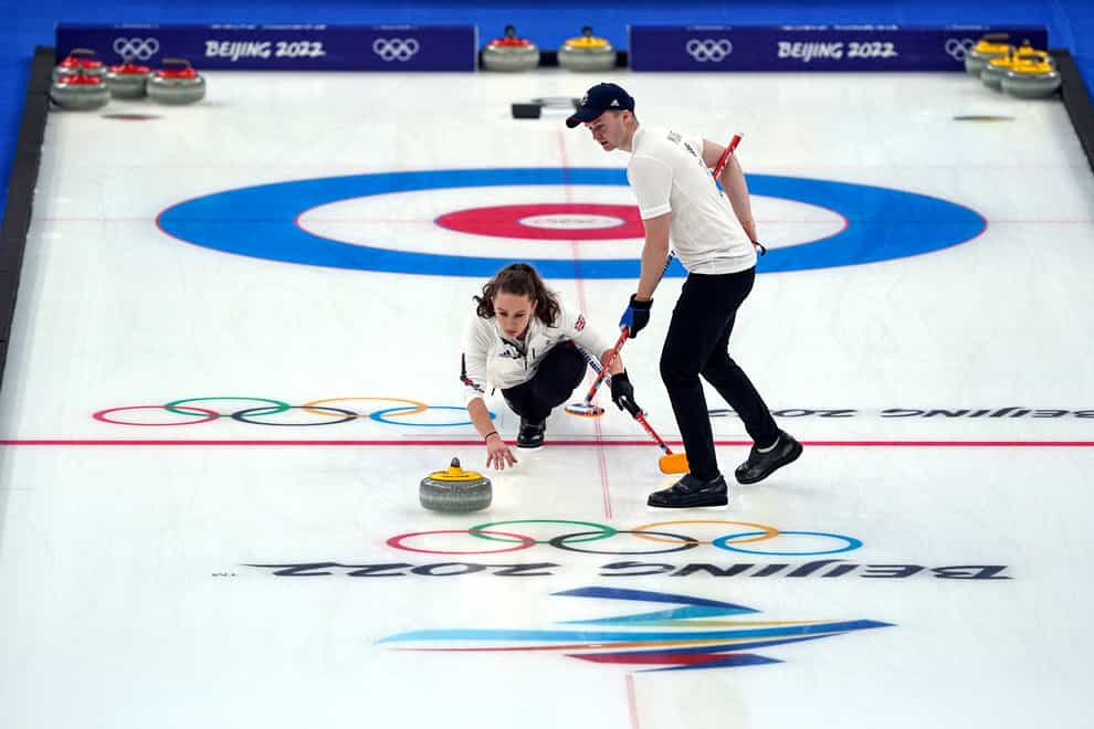 Great Britain’s Jennifer Dodds and Bruce Mouat lost their bronze medal match 9-3 against Sweden (Andrew Milligan/PA Images).