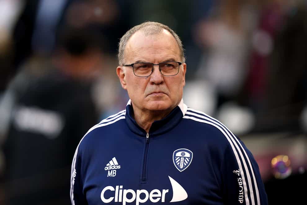 Leeds boss Marcelo Bielsa saw his side lose to Newcastle last time out
