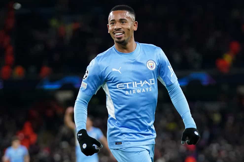 Manchester City’s Gabriel Jesus will miss the visit of Brentford (Tim Goode/PA)