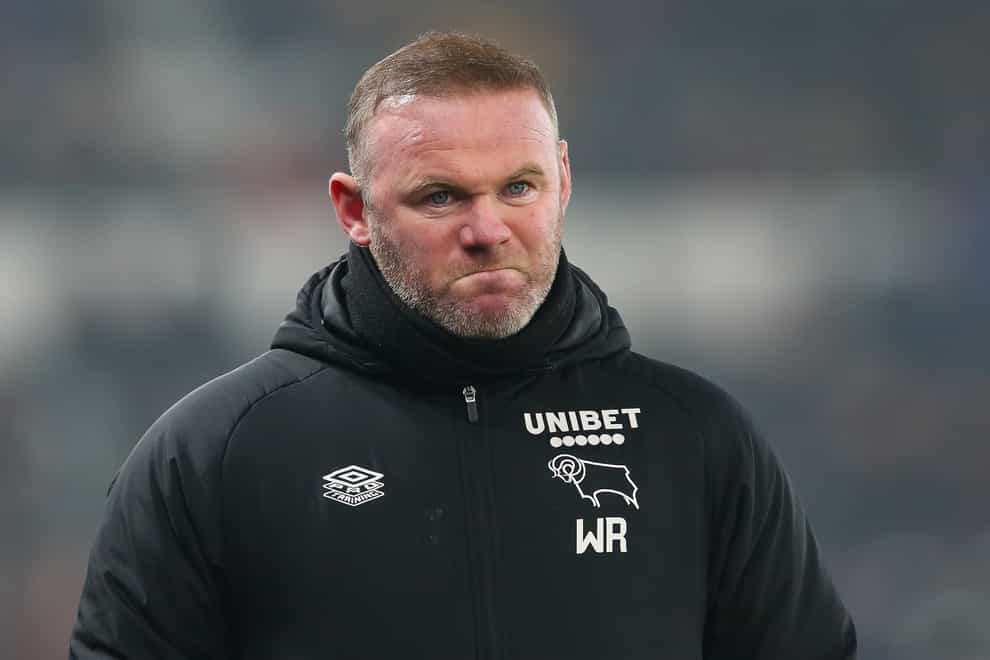 Wayne Rooney is now the manager of Championship side Derby (Barrington Coombs/PA)