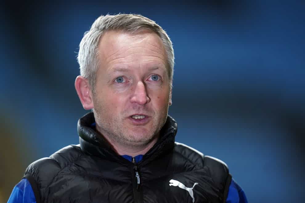 Blackpool manager Neil Critchley interviewed after the Sky Bet Championship match at the Coventry Building Society Arena, Coventry. Picture date: Tuesday February 8, 2022.