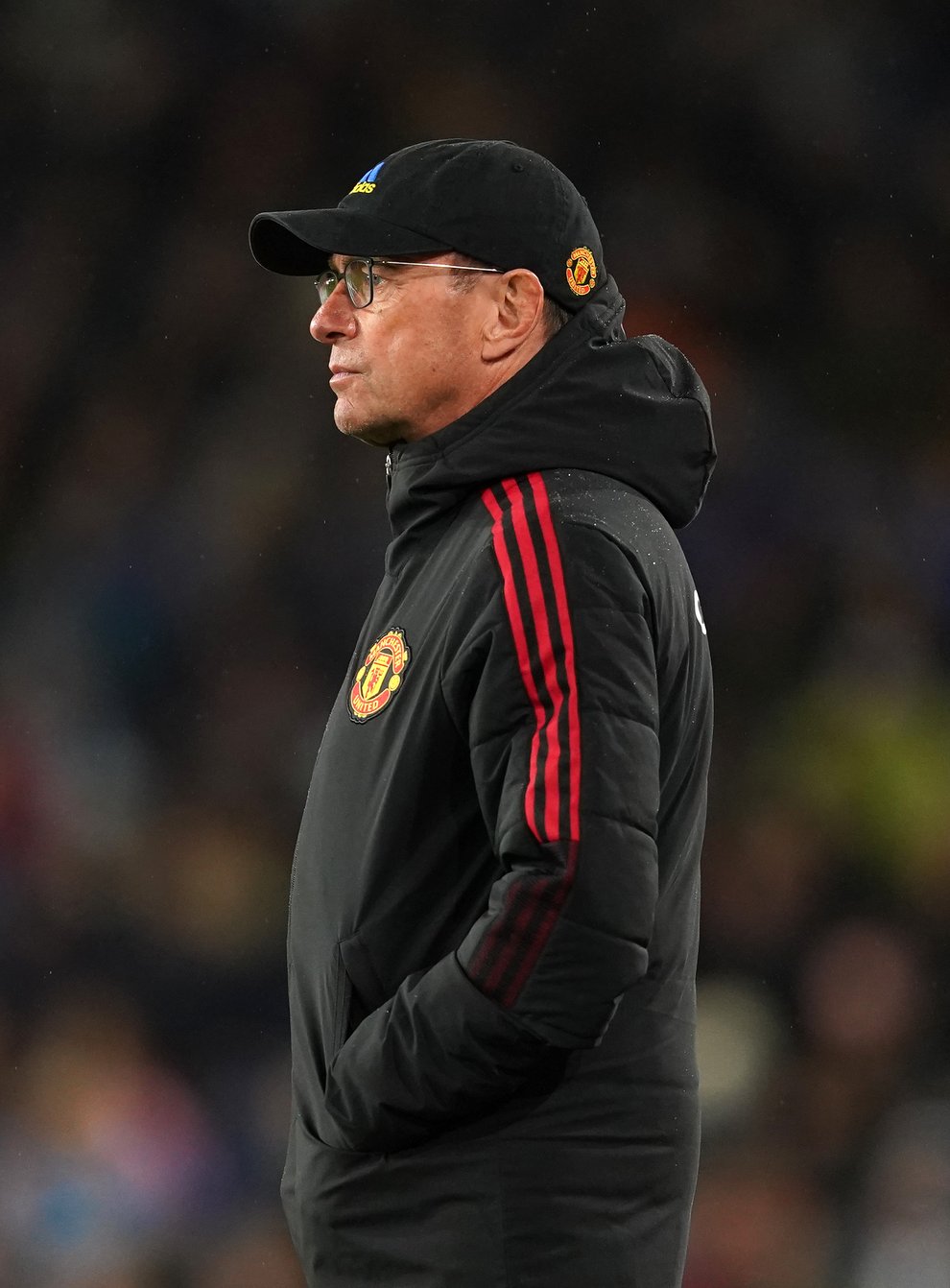 Ralf Rangnick was left frustrated by Manchester United’s second-half showing against Burnley (Martin Rickett/PA)
