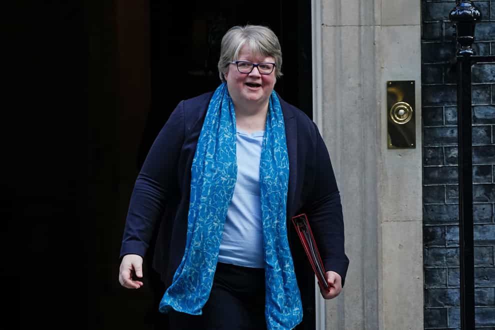 Work and Pensions Secretary Therese Coffey was asked by a Labour MP about whether she was considering resigning (Aaron Chown/PA)