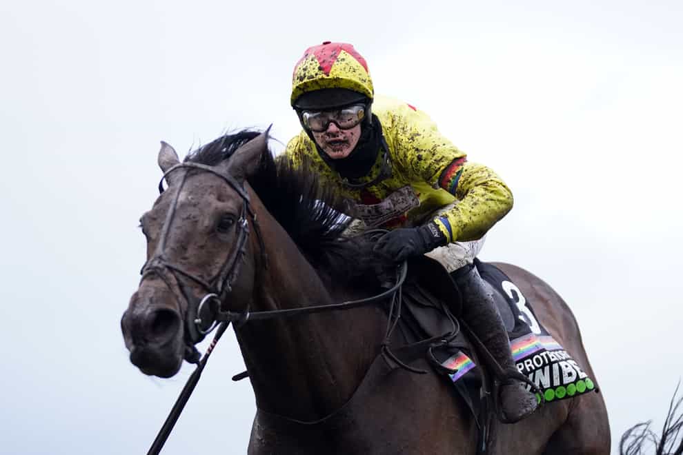 Protektorat ridden by Bridget Andrews before going on to win the Unibet Many Clouds Chase at Aintree Raceource, Liverpool. Picture date: Saturday December 4, 2021.