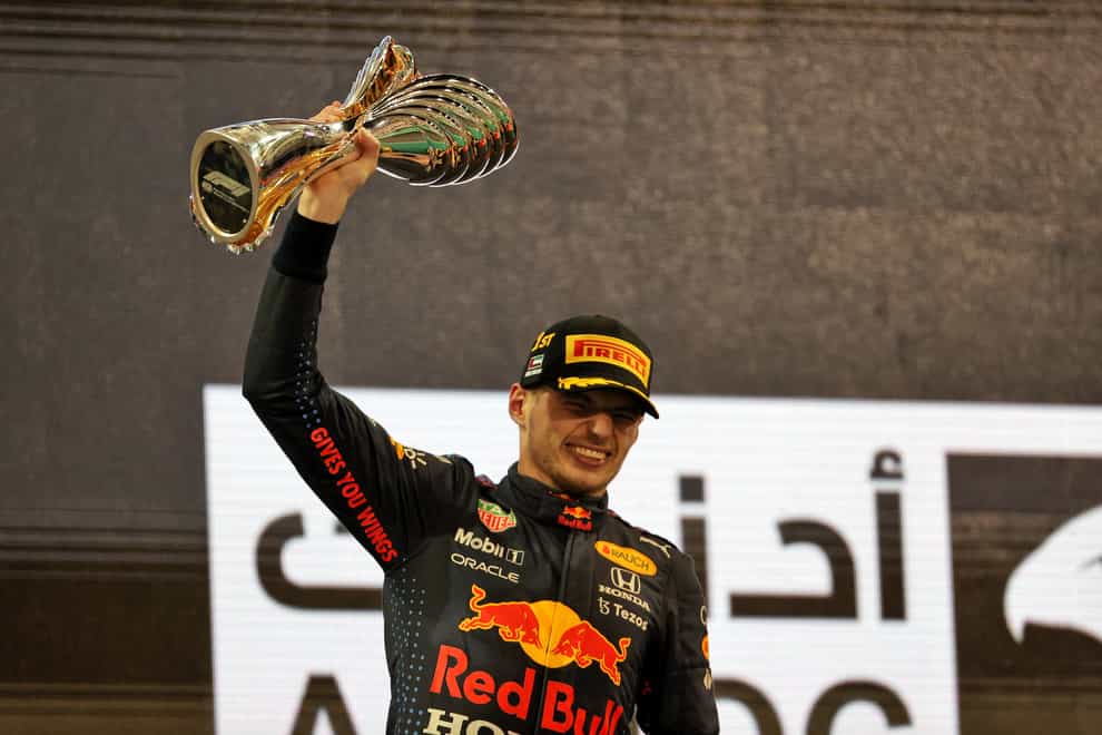 Max Verstappen won last season’s championship (PA)