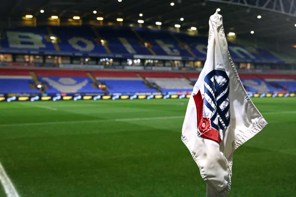 Bolton have issued banning orders to 14 supporters after incidents of disorder and anti-social behaviour at three recent matches (Richard Sellers/PA)