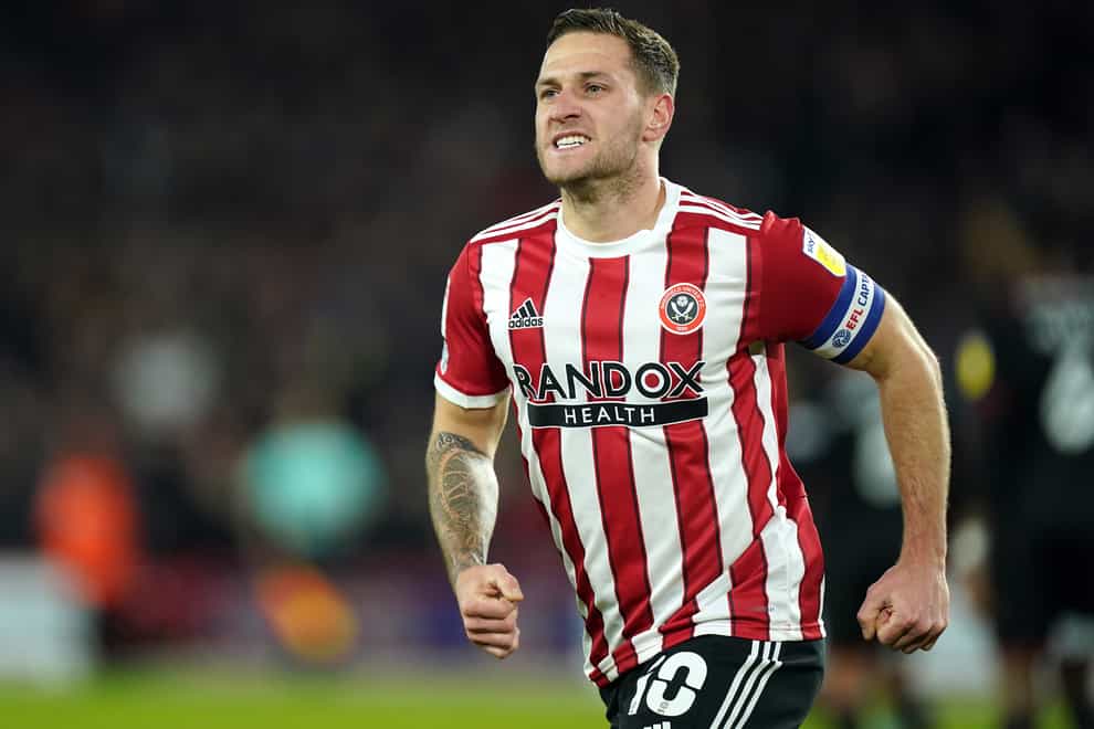 Billy Sharp was on target for the Blades (Mike Egerton/PA)