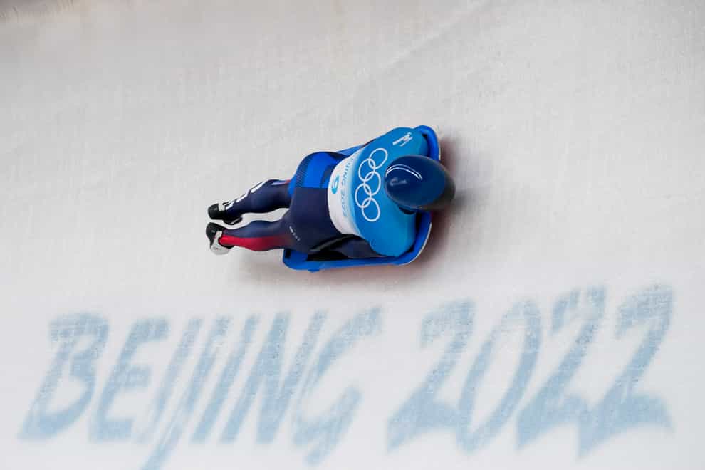 Matt Weston saw his medal hopes effectively ended in Beijing (Dmitri Lovetsky/AP)