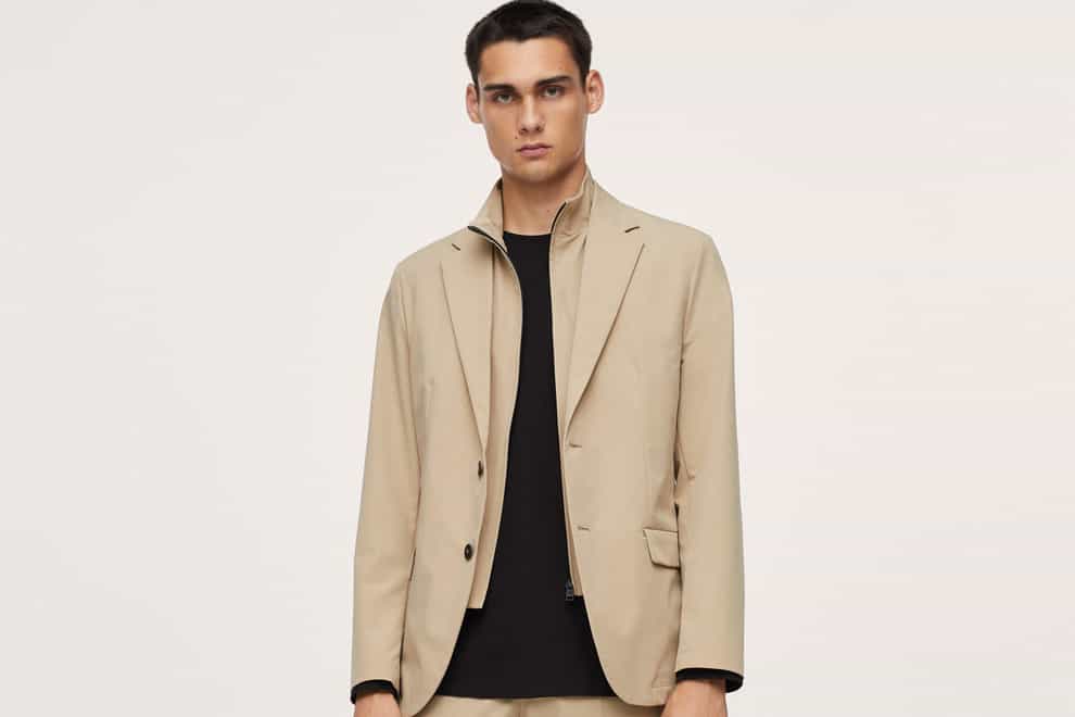 Relaxed tailoring is a big trend for spring (Mango/PA)
