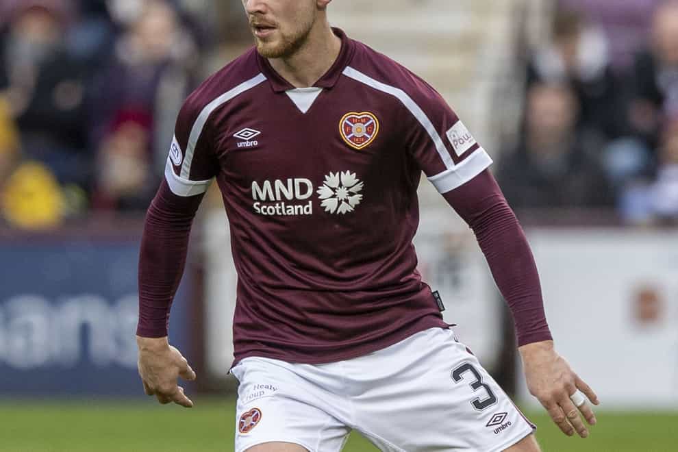 Stephen Kingsley admits Hearts are off the boil (Jeff Holmes/PA)