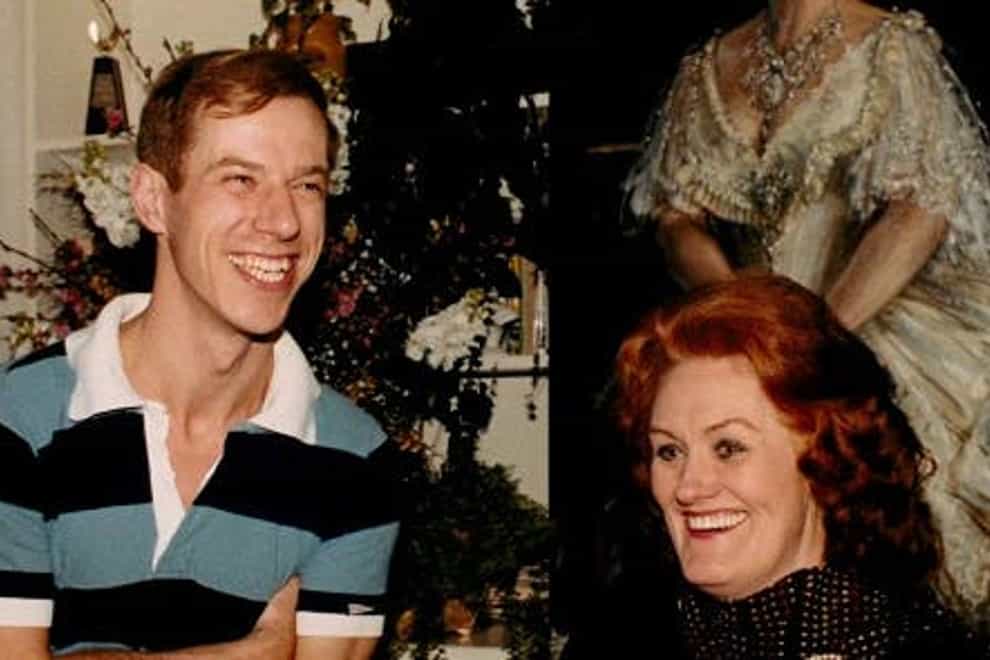 Michael Stennett, pictured with Dame Joan Sutherland (Cheffins/PA)