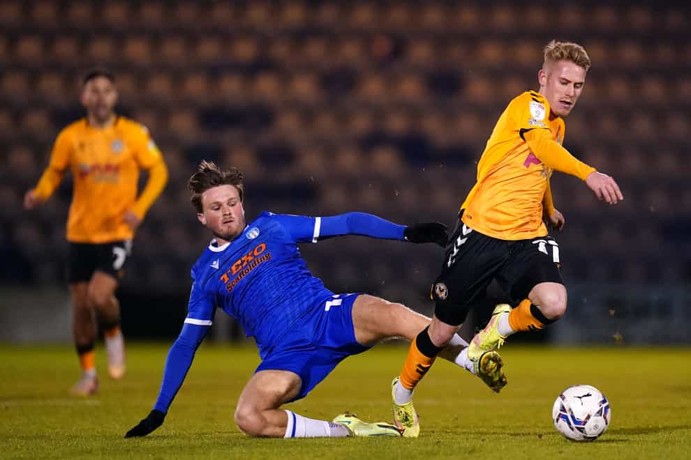 Newport’s on-loan midfielder Oliver Cooper is expected to return against Oldham on Saturday (John Walton/PA)