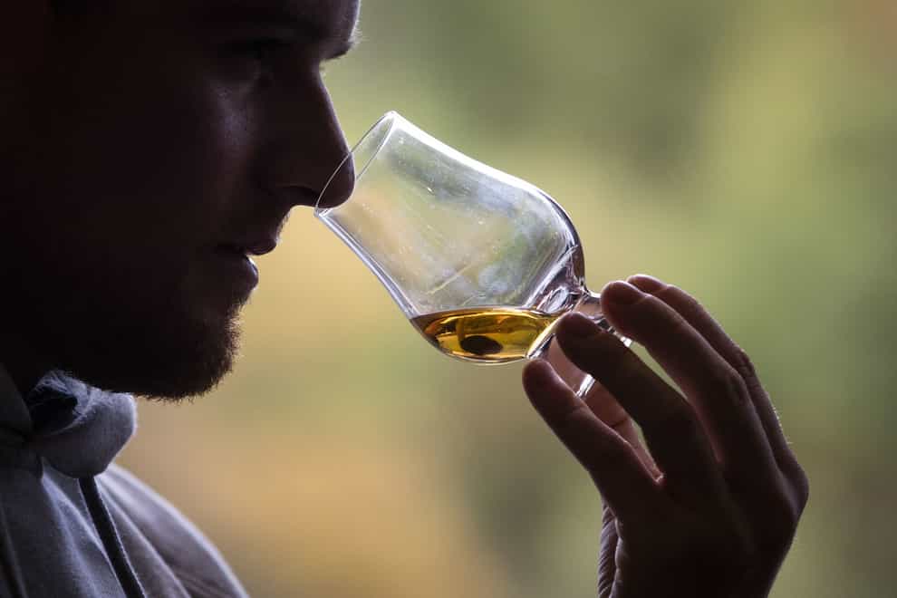 Whisky export figures were released on Friday (Jane Barlow/PA)