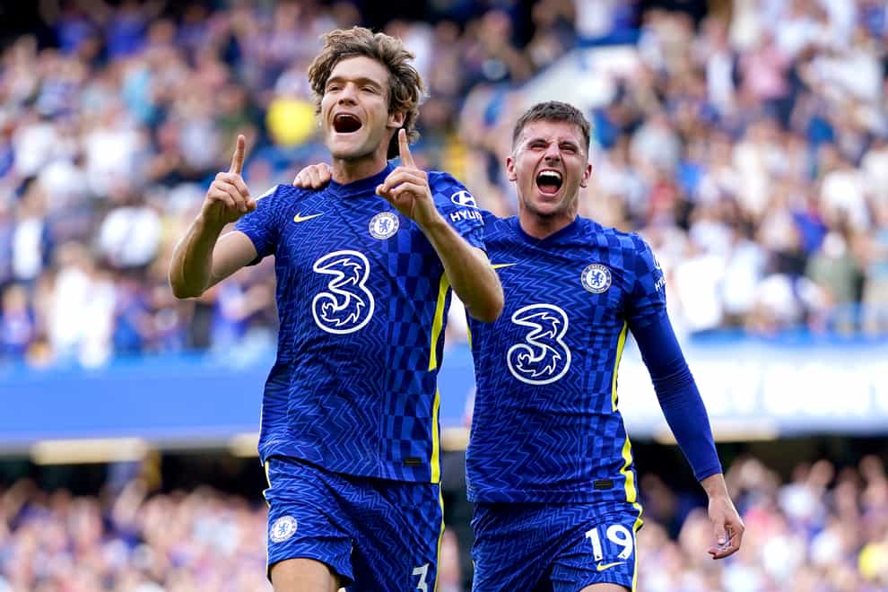Marcos Alonso, left, has lifted the lid on his West Brom bust-up with Frank Lampard and insisted he never considered quitting Chelsea (Tess Derry/PA)