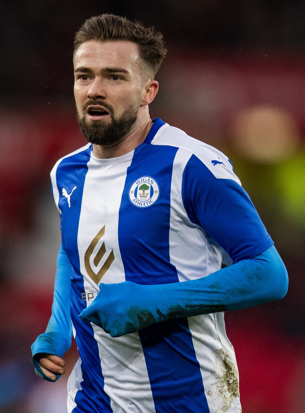 Gwion Edwards is available for Wigan (Leila Coker/PA)