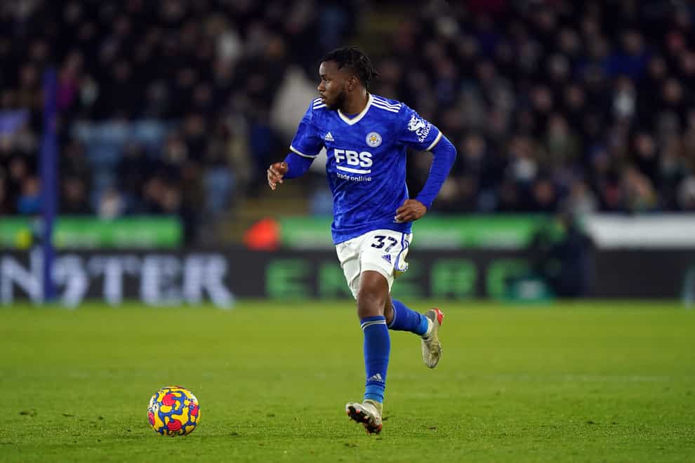 Leicester’s Ademola Lookman is eager to face West Ham (Tim Goode/PA)