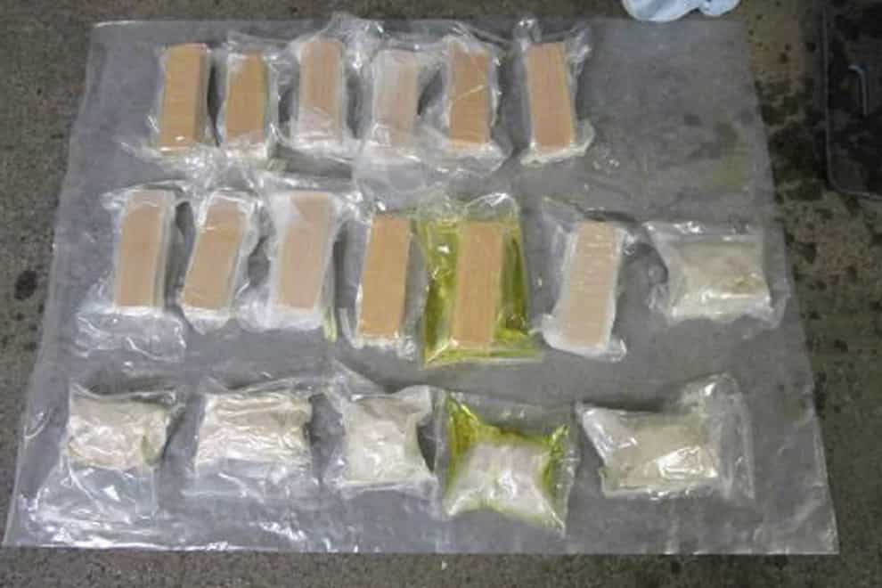 Drugs recovered from the fuel tank of a vehicle driven by Daniel Whereatt, of Bristol, after he was stopped at Dover’s Eastern Docks (NCA/PA)