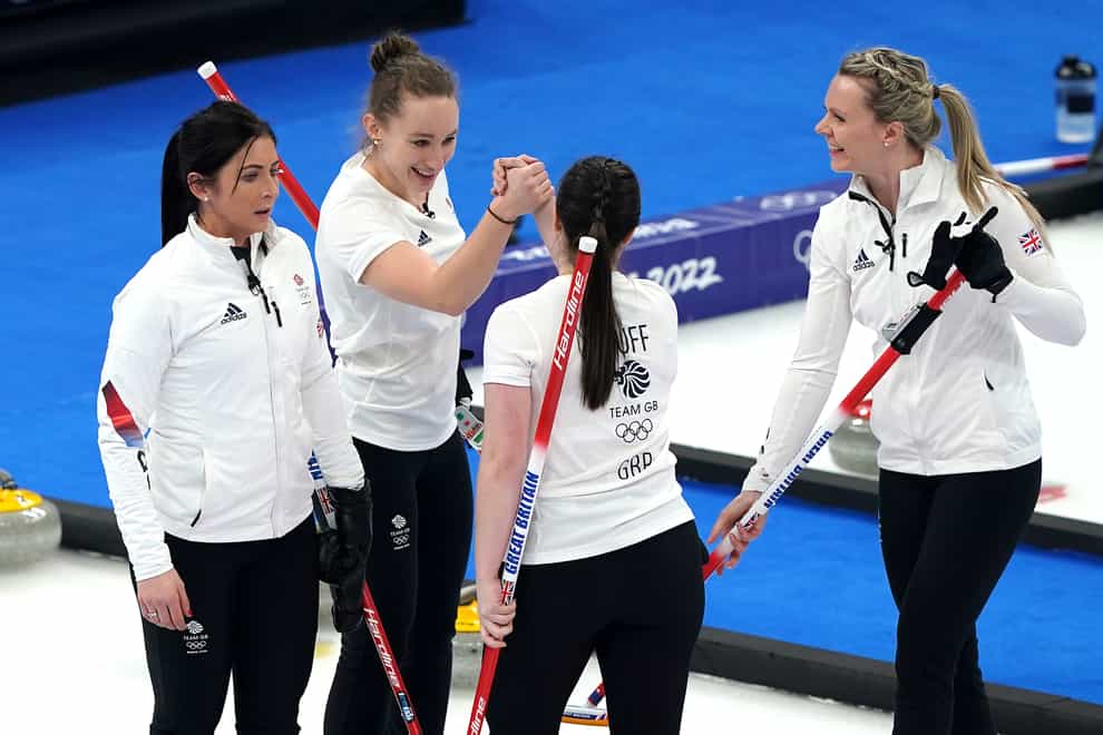 Eve Muirhead led her team to a crucial win (Andrew Milligan/PA)