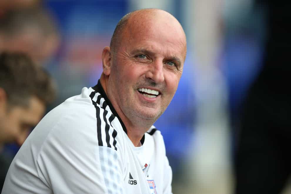 Paul Cook was taking charge of his first game back as Chesterfield boss (Nigel French/PA)