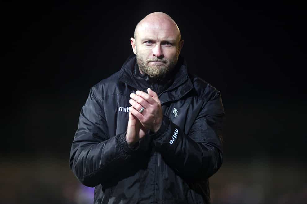 Colchester interim boss Wayne Brown was disappointed they did not see out victory against Carlisle (Joe Giddens/PA)