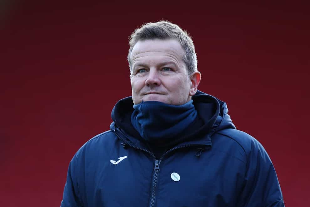Mark Cooper saw his Barrow side held by Stevenage (Isaac Parkin/PA).