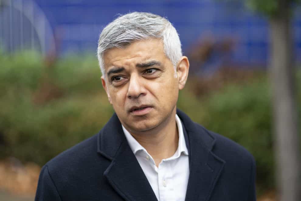 Mayor of London Sadiq Khan said he was ‘deeply concerned’ that public trust in Met Police has been ‘shattered’ (Dominic Lipinski/PA)