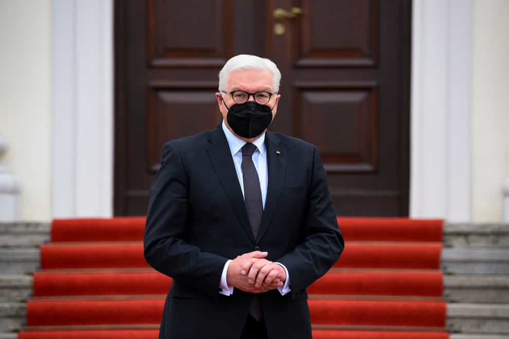 Frank-Walter Steinmeier is seeking a second term as Germany’s president (Bernd von Jutrczenka/dpa/AP)
