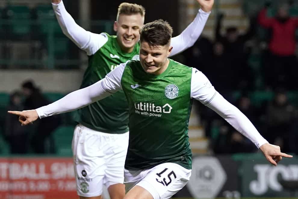 Kevin Nisbet edged Hibernian in front at Gayfield (Andrew Milligan/PA)