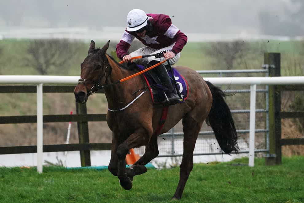 Death Duty on his way to victory at Punchestown (Brian Lawless/PA)