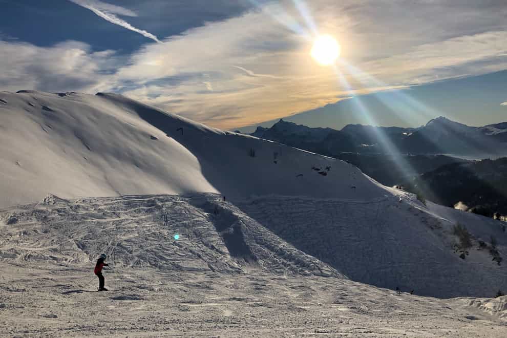 Views of Morzine Avoriaz ski slopes (PA/Scarlett Sangster)