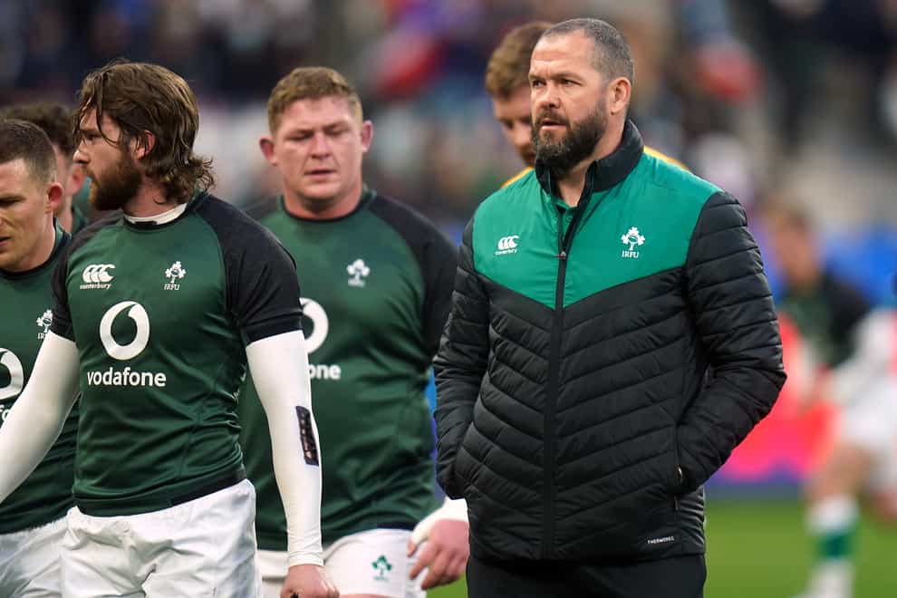 Andy Farrell’s Ireland have struggled for results outside of Dublin (Adam Davy/PA)