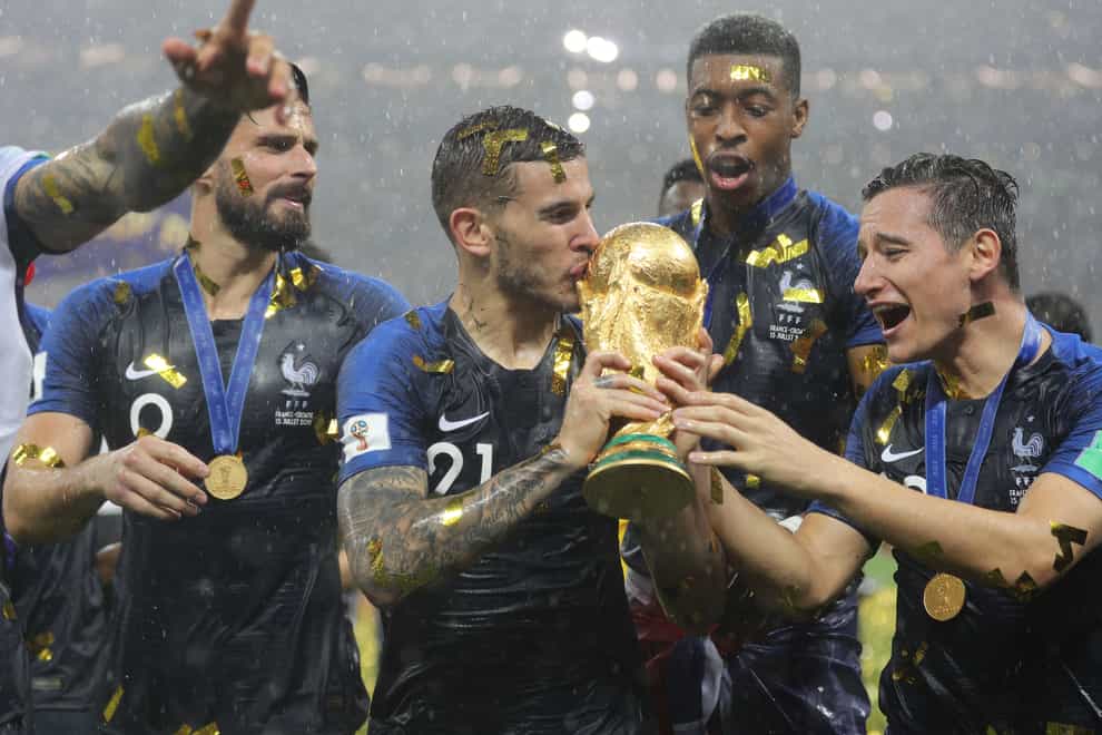 Three-quarters of players favour World Cups continuing to be staged every four years, according to a new survey (Owen Humphreys/PA)
