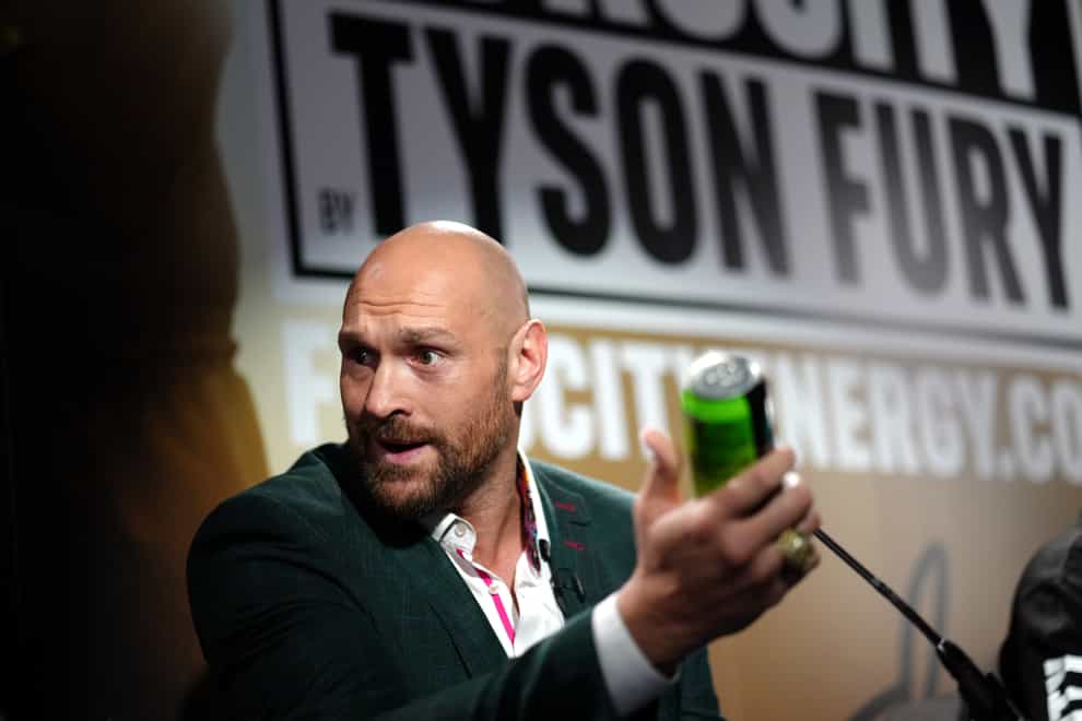 Tyson Fury has launched his own Furocity energy drink (John Walton/PA)