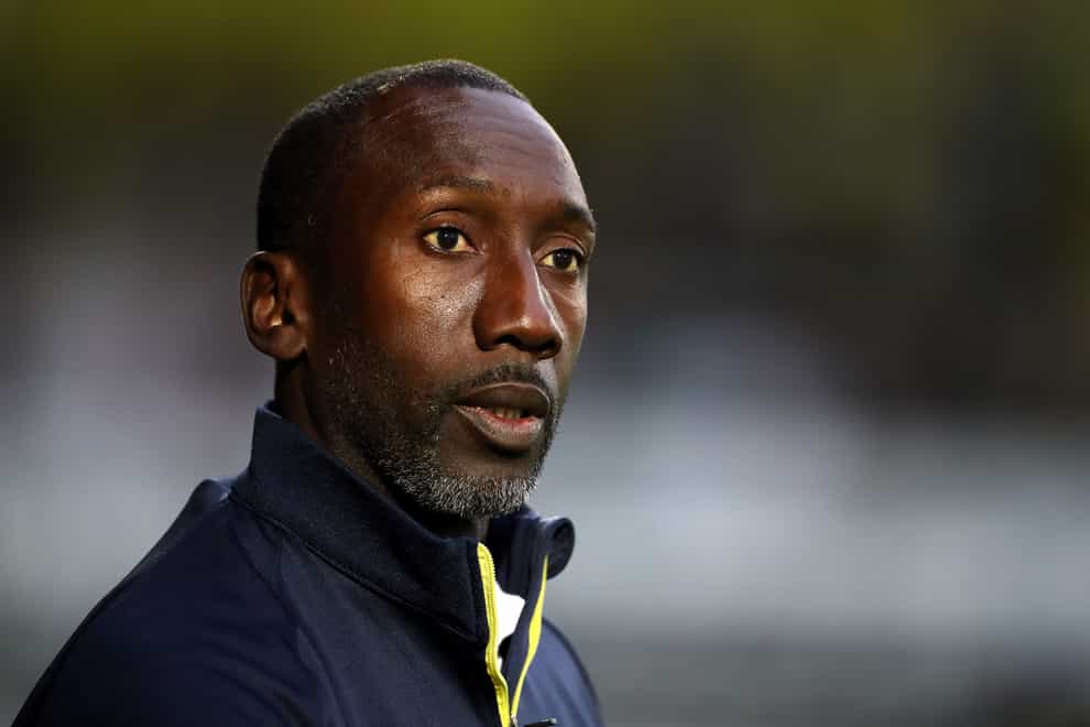 Jimmy Floyd Hasselbaink guided Burton to a surprise win over Bolton (Bradley Collyer/PA)