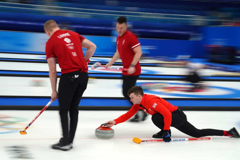 Bruce Mouat’s men’s curling team said they would embrace the challenge of ‘saving’ these Winter Olympics for Britain (Andrew Milligan/PA)