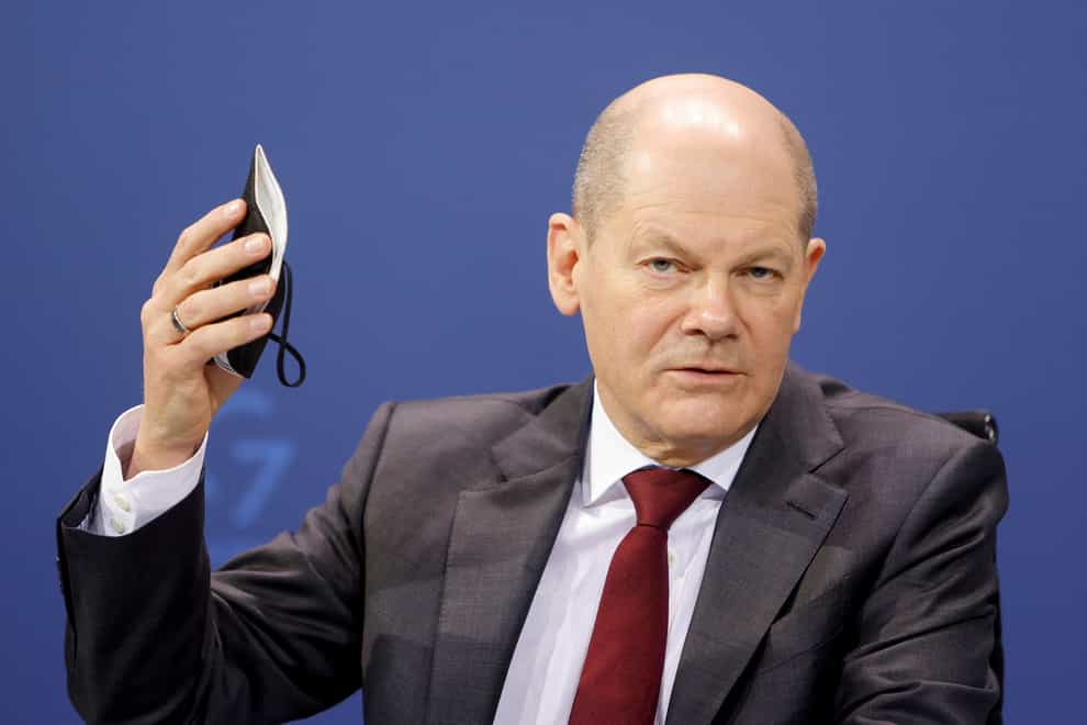German Chancellor Olaf Scholz (Michele Tantussi/Pool via AP)