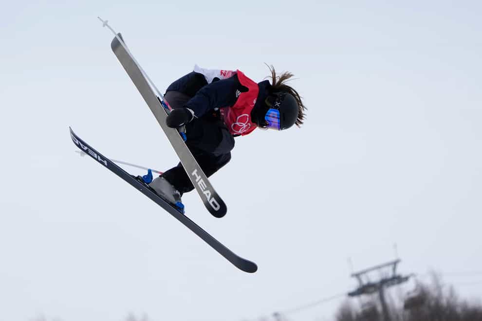 Zoe Atkin qualified in fourth place for the women’s halfpipe final (Lee Jin-man/AP)
