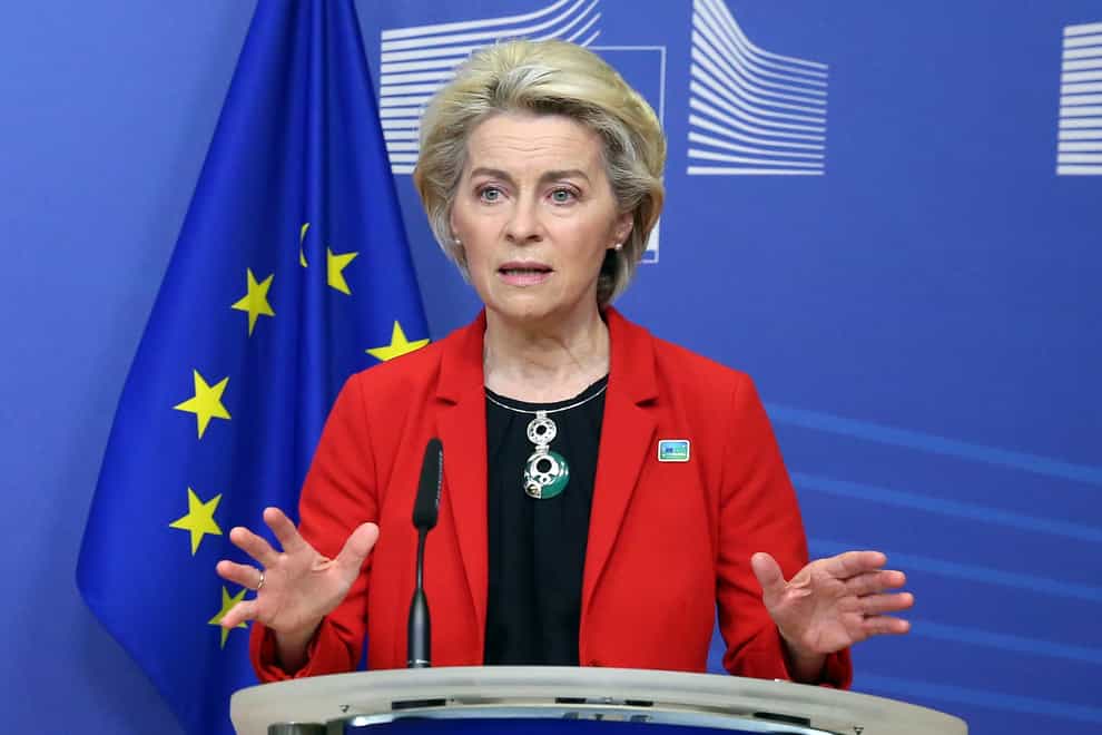 European Commission President Ursula von der Leyen (Francois Walschaerts, Pool Photo via AP)