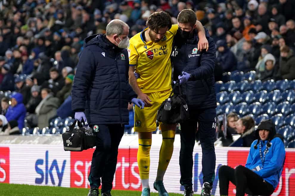 Blackburn forward Ben Brereton Diaz is set for a spell on the sidelines with an ankle problem (Tim Goode/PA)
