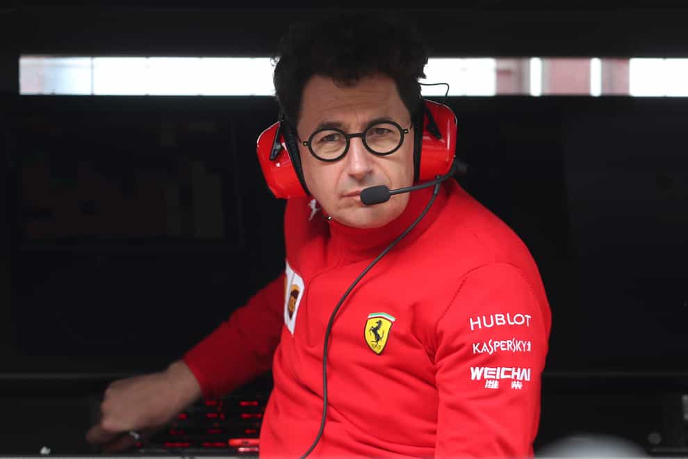 Mattia Binotto wants Ferrari to return to the summit of Formula One (David Davies/PA)
