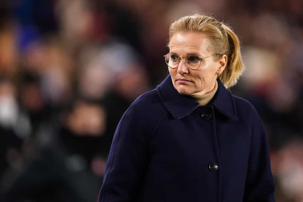 England manager Sarina Wiegman is confident England will learn lessons from their Arnold Clark Cup draw with Canada (Zac Goodwin/PA)