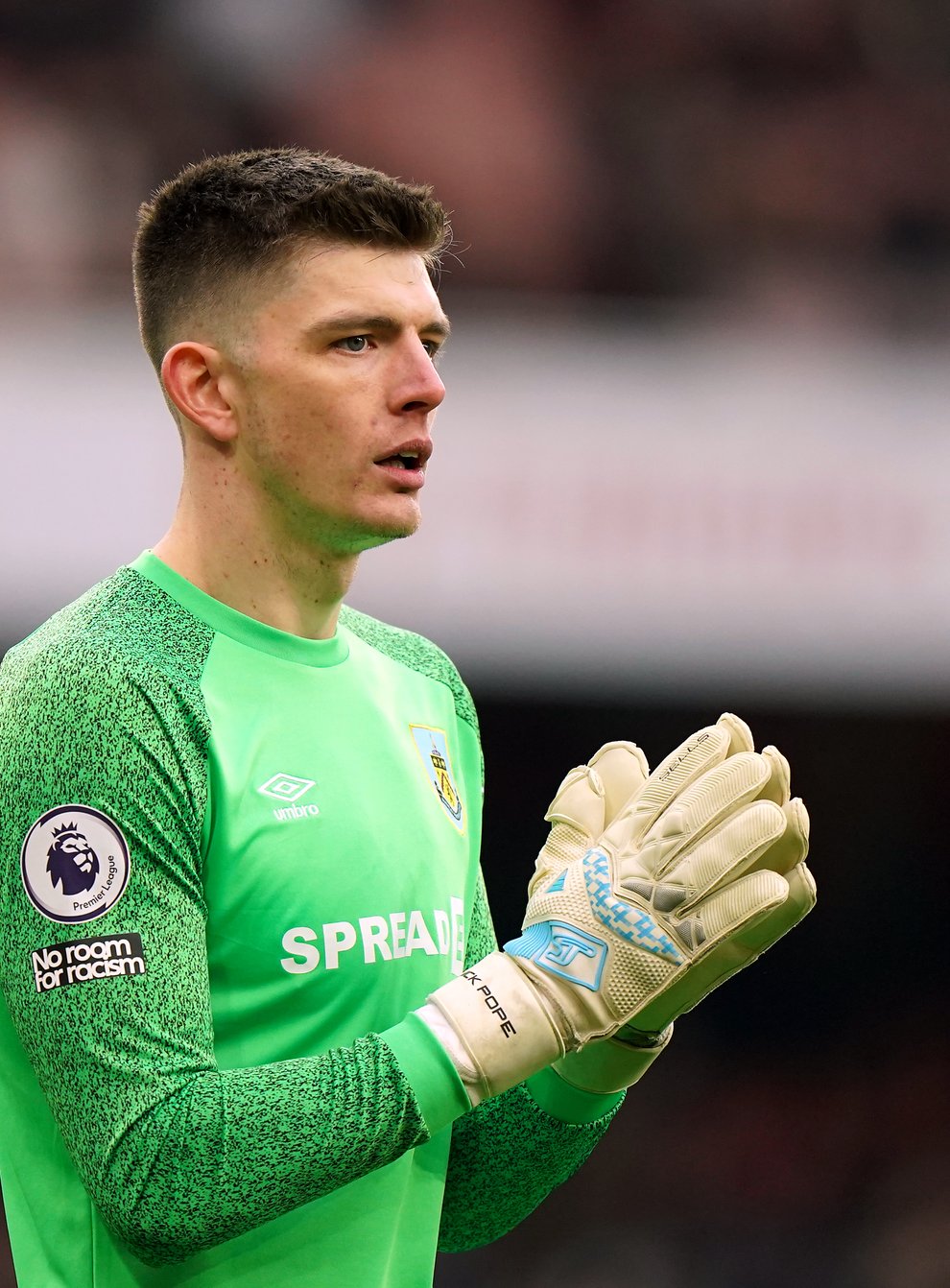 Nick Pope said he is not thinking about England as he focuses on Burnley’s fight against relegation (Tim Goode/PA)