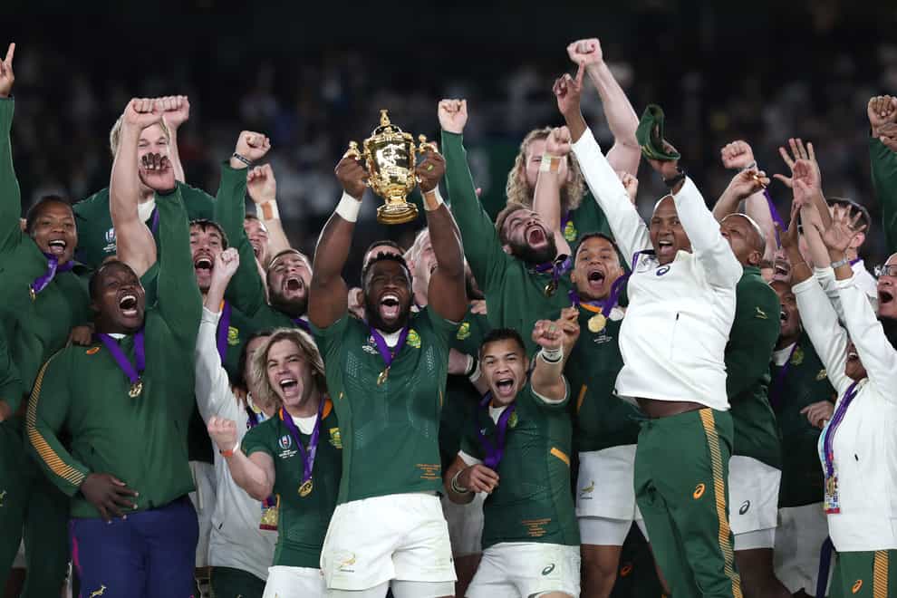 World champions South Africa have been persistently linked with a moved into the Six Nations (David Davies/PA)