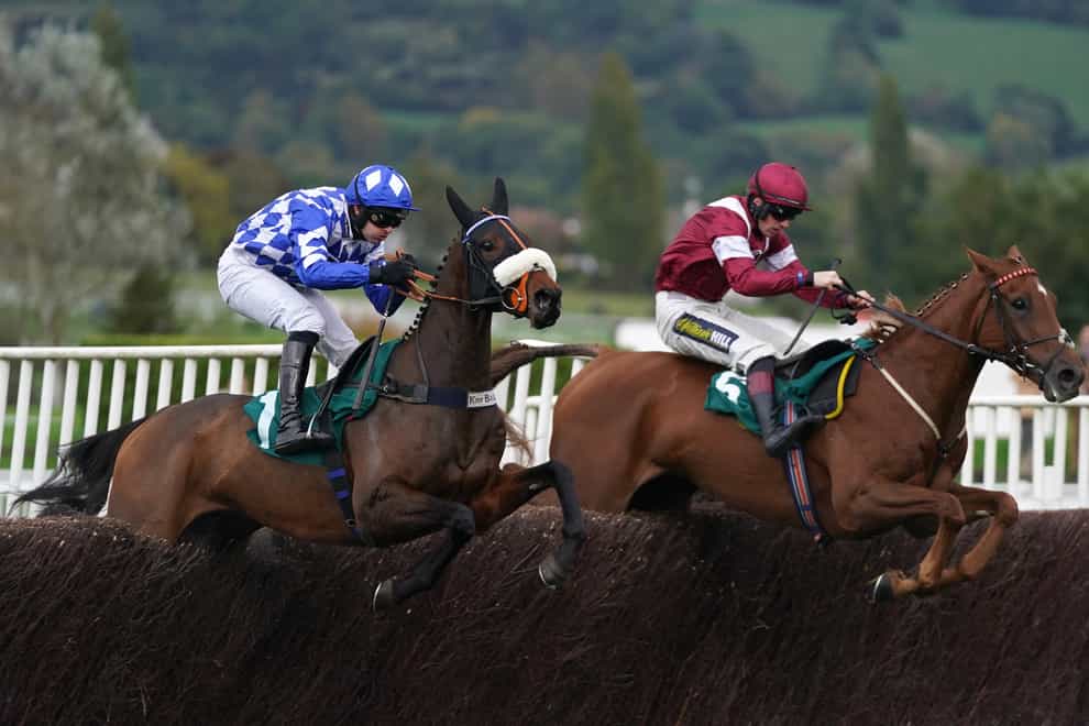 Does He Know (left) in action at Cheltenham (David Davies/PA)