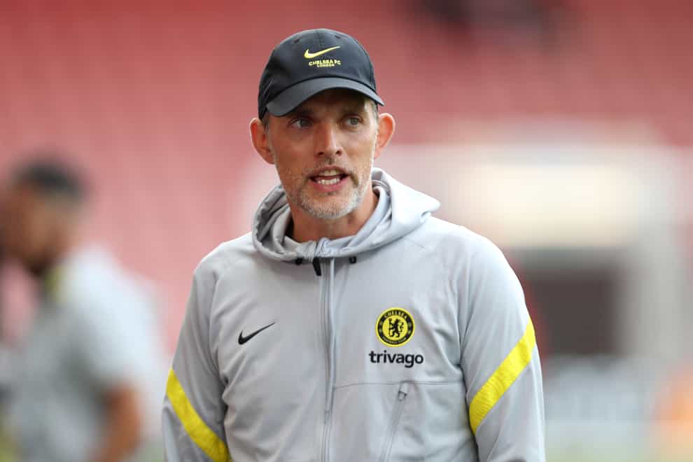 Thomas Tuchel, pictured, has told Chelsea to be “realistic” about their Premier League situation (Kieran Cleeves/PA)